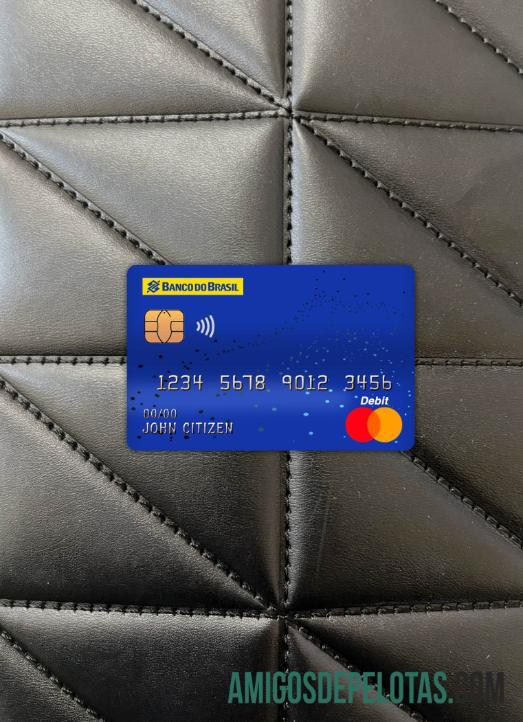 Banco Brasil Banco Do Brasil Cartão de Débito Master Photolook Front modelo